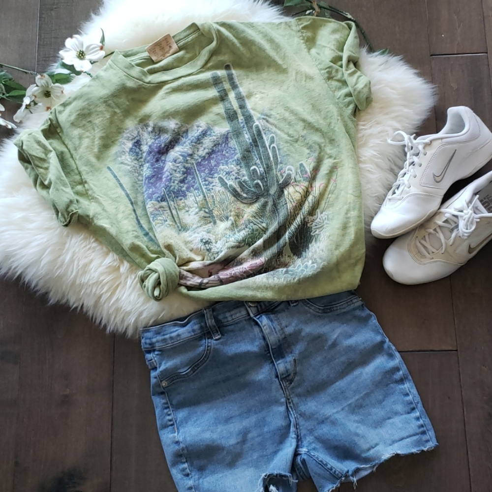 Vintage Boyfriend Desert Tie Dye Boho T-Shirt